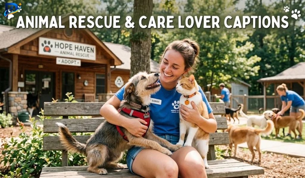 Animal Rescue & Care Lover Captions