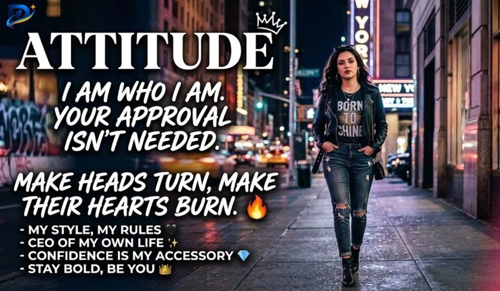 Attitude Instagram Captions for Girls in English