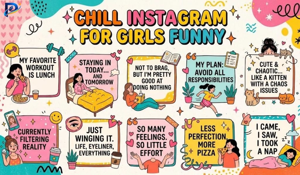 Chill Instagram Captions for Girls Funny