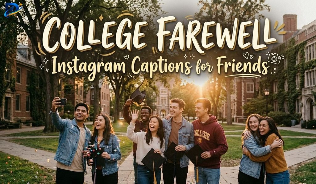 College Farewell Instagram Captions for Friends