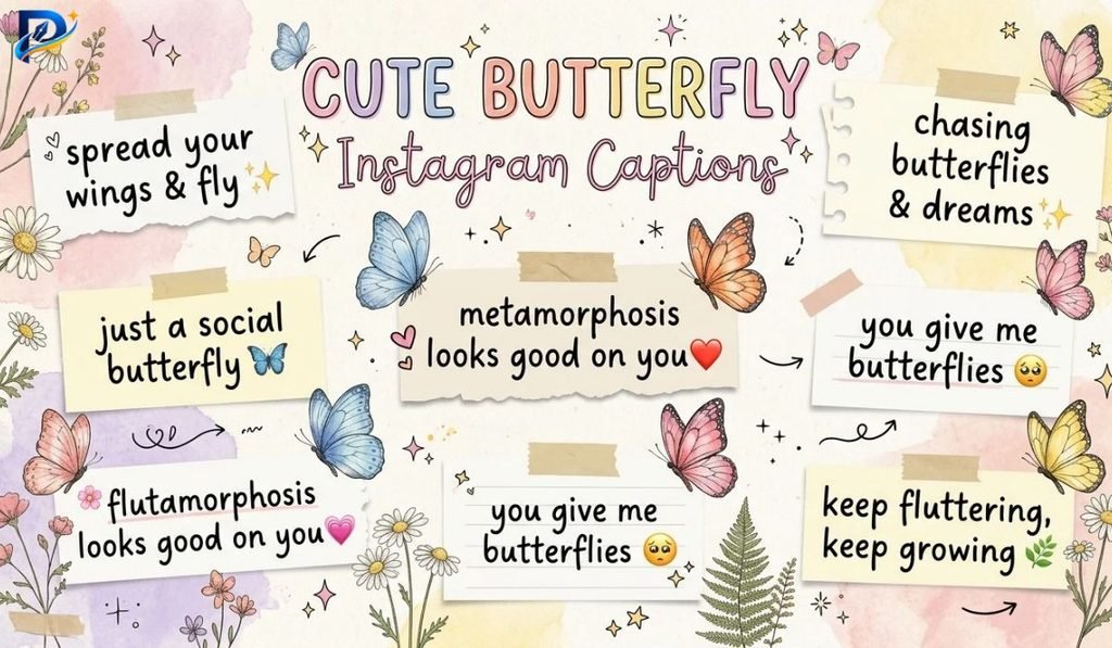 Cute Butterfly Instagram Captions