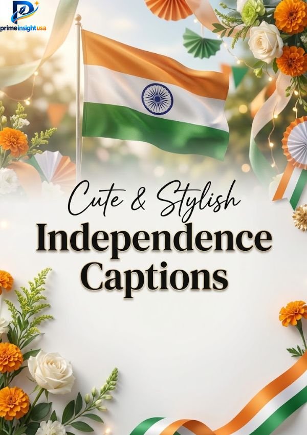 Cute & Stylish Independence Captions