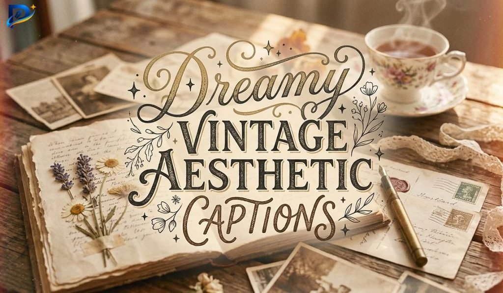 Dreamy Vintage Aesthetic Captions