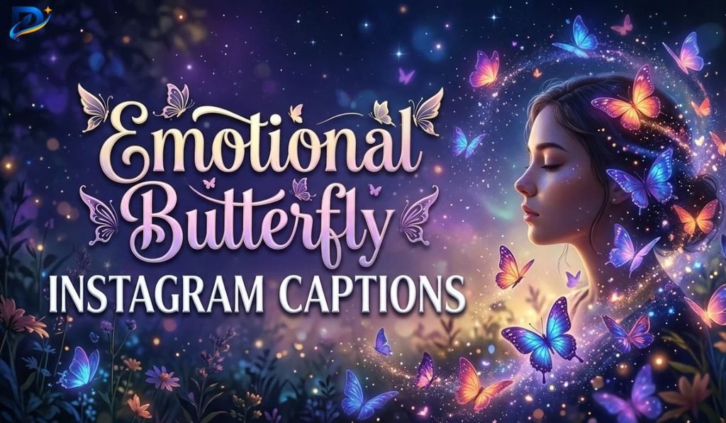 Emotional Butterfly Instagram Captions