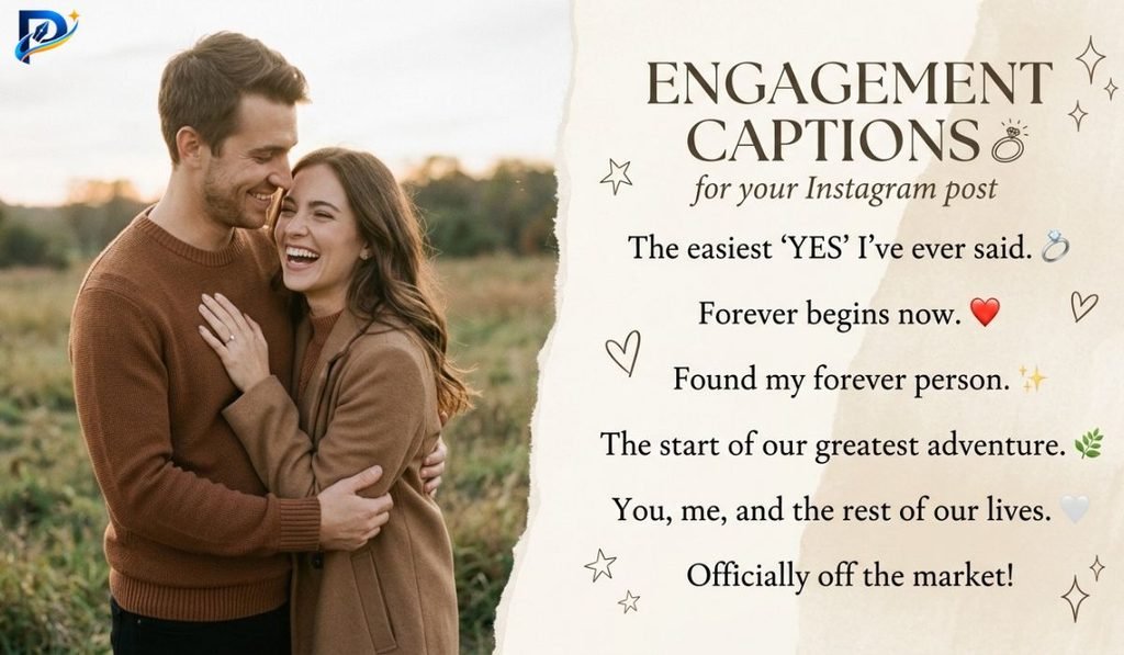 Engagement Instagram Captions for Couples