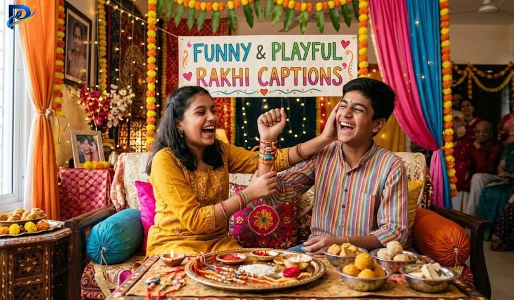 Funny & Playful Rakhi Captions