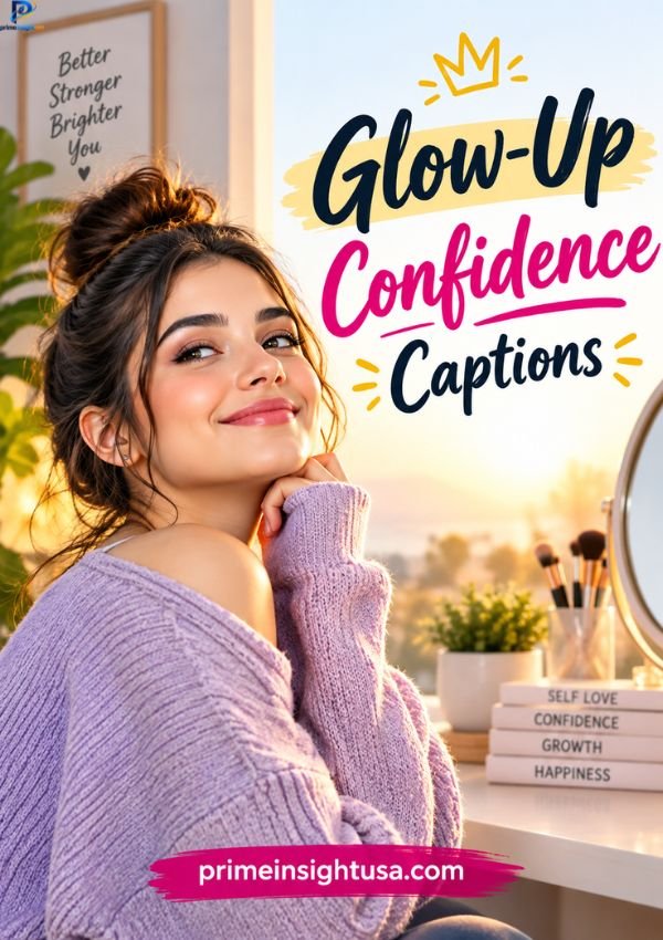 Glow-Up Confidence Captions
