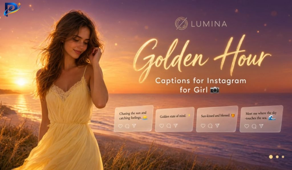 Golden Hour Captions for Instagram for Girl