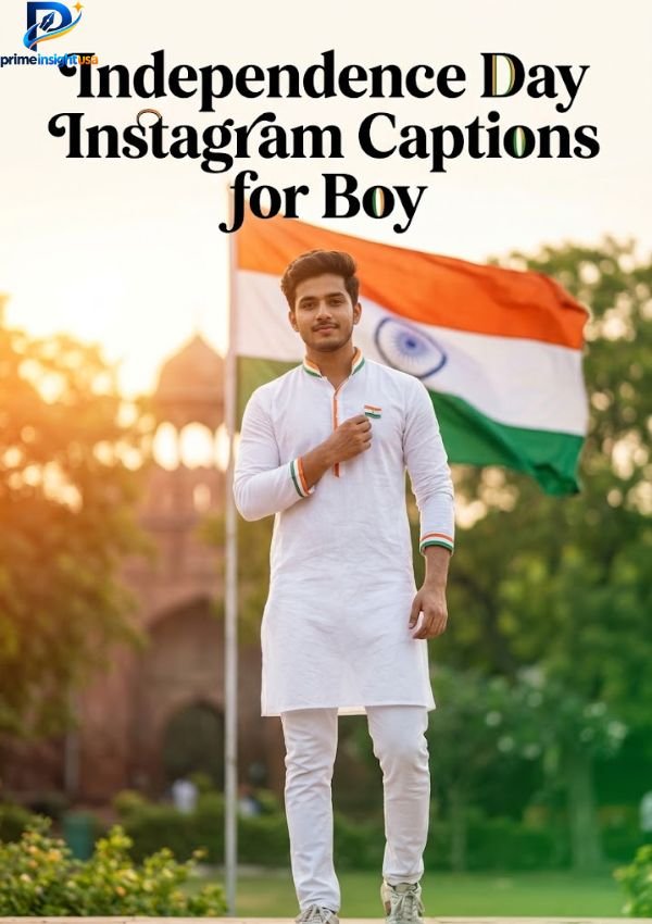 Independence Day Instagram Captions for Boy