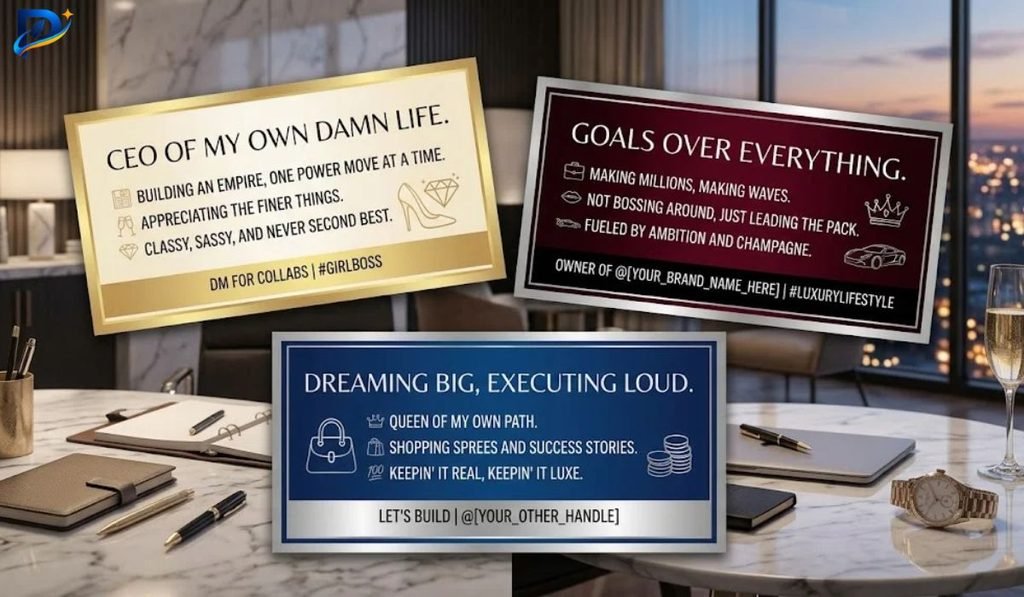Luxury Bossy Girl Bios