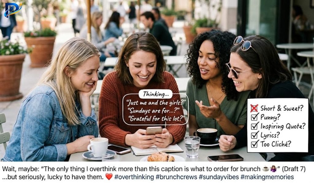 Overthinking instagram captions for girls in english