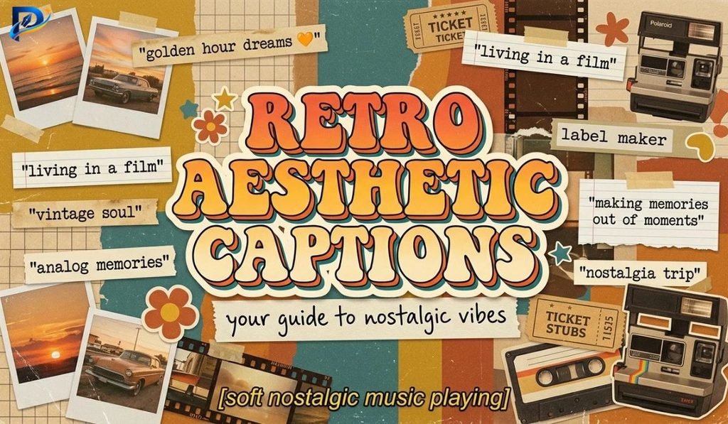 Retro Aesthetic Captions