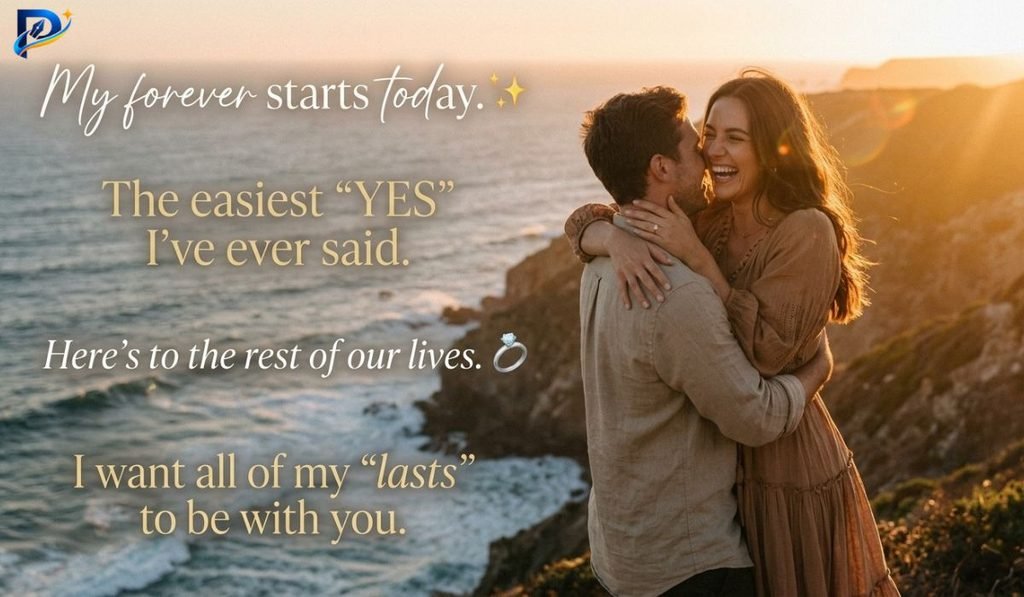 Romantic Engagement Captions