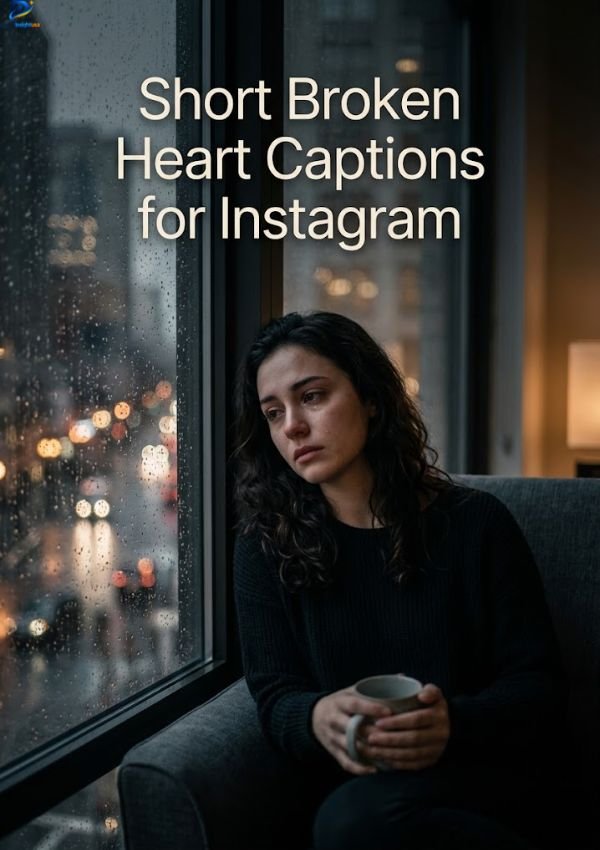 Short Broken Heart Captions for Instagram