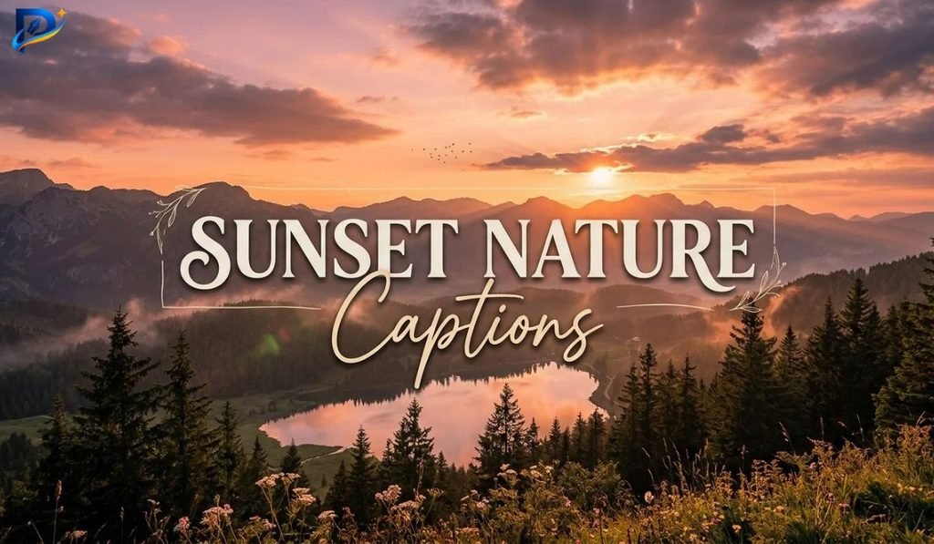 Sunset Nature Captions