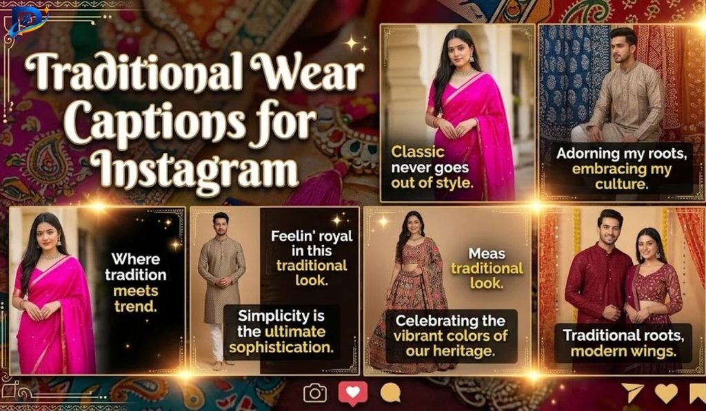 Traditional Wear Captions for Instagram