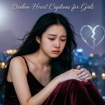 Broken Heart Captions for Girls