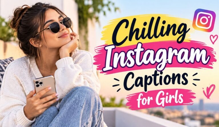 Chilling Instagram Captions for Girls