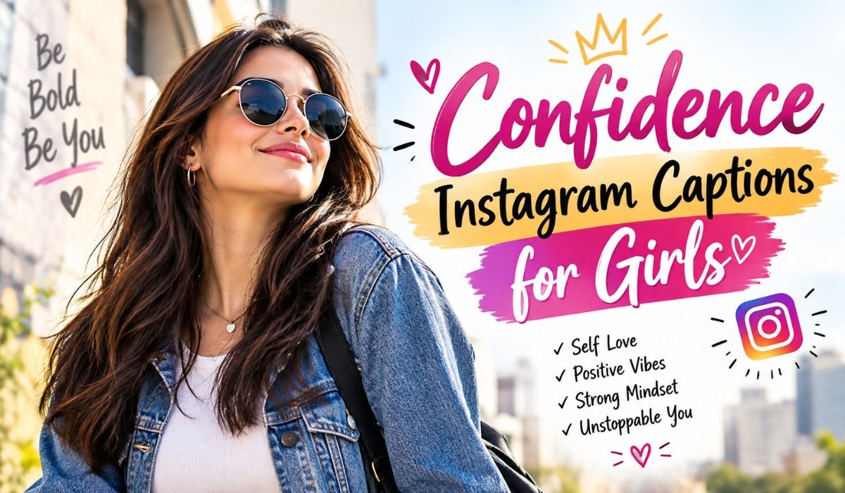 Confidence Instagram Captions for Girls