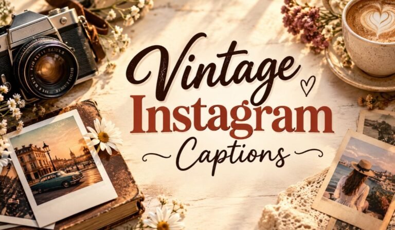 Vintage Instagram Captions